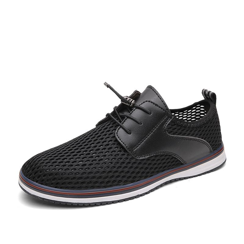 Men's Mesh Shoes Men's Shoes Soft-soled Casual Sports Shoes Perforated Shoes_vogvips.com