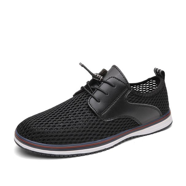 Men's Mesh Shoes Men's Shoes Soft-soled Casual Sports Shoes Perforated Shoes_vogvips.com