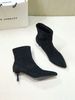 S538-1 French Style 2025 Autumn Winter New Elegant Slim Ankle Pointed Toe Fashion Martin Boots For Women_vogvips.com