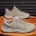 Summer Thick Sole Breathable Wear-resistant Men's Fashion Outdoor Sports Hiking Worksite Safety Trendy Shoes_vogvips.com
