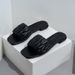 M's New Genuine Leather Pleated Elegant And Stylish Chunky Heel For Women, French-Style Comfortable Mid-Heel Slip-On_vogvips.com