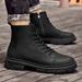 Fleece Men's Boots, High-top Top Martin Boots Men's Boots Outer Tooling Men's Shoes Size_vogvips.com