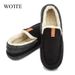 Winter Men's House Slippers Trend Warm Ankle Boots Man Cotton Shoes Male Felt Slipper Moccasin Room Footwear_vogvips.com