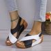 Breathable Sandals, Color Blocked Women's 2025 New Summer Casual Beach Shoes, Slippers_vogvips.com
