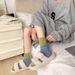 Women's Candy ColorWool Blend Socks Colorful Knit Mid-Crew Winter Warm Soft Comfortable Casual Fashion Stacked Socks_vogvips.com