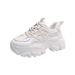 Breathable Dad Shoes For Women Trend New All Match Casual Thick Soled Mesh Sports Shoes Height Increasing Running Shoes_vogvips.com