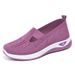 Women's Soft Sole Comfortable Summer Breathable Mesh Slip-On For Moms Large Size Old Beijing Cloth Shoes_vogvips.com