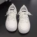 Academy Style Round Head Sponge Cake Thick Sole Casual Small White Fashionable And Comfortable High Height Board Shoes_vogvips.com