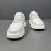 Men's Genuine Leather White Versatile, Sports And Leisure Shoes, Men's Thick Soled Trendy Shoes_vogvips.com