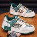 Spring New Breathable Men's Trend Versatile Little White Thick Sole Sports And Casual Board Dad Shoes_vogvips.com