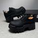 Regal Footwear Trendy Men's Thick Sole Derby 2025 New 8CM Height Increasing Leather Black Round Toe Casual Shoes_vogvips.com