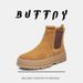 Retro Outdoor Hiking Short Boots Casual Round Head Thick Sole Heightening Martin Boots_vogvips.com
