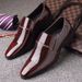 Leather For Men's Youth In Large Size, Business, Leisure, Formal Dress, Foot Covering Patent Leather, Glossy Shoes,_vogvips.com
