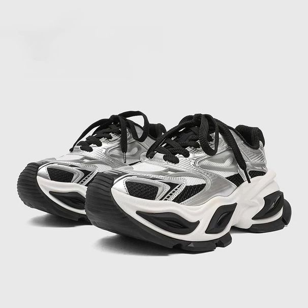 Spring Men's Breathable Running Shoes Dad Sneakers Thick Bottom Height Increasing Casual Fashion Lightweight All-match Trendy_vogvips.com