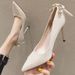 2025 Spring Autumn New Versatile Black High Heels For Women, 9cm Stiletto Heel, Sexy European And American French Style_vogvips.com