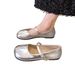 French Retro Mary Jane Single Shoes Women's Versatile Flat Bottom With Skirt Soft Sole Beanie Shoes_vogvips.com