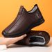 TerraStride Winter Versatile Shoes Large Size Leather Cold-Proof Warm Snow Fleece-Lined Thickened Cotton Men's Boots_vogvips.com