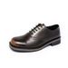 ShoeVault 2025 New Color-Washed Men's Leather Pointed Toe British Style Derby Shoes Casual Business Formal Lare Size Groom_vogvips.com