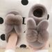 Women's Slippers Winter 2023 New Style Indoor Home Cute Plush Non-Slip Warm Maternity Cotton Shoes_vogvips.com
