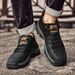 Men's Shoes Leather Surface Breathable Sports Shoes Men's Casual Running Large Size Board Shoes Outdoor Shoes Men_vogvips.com