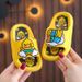 Small Yellow Duck Antibacterial Summer Home Cartoon Boy Slippers_vogvips.com