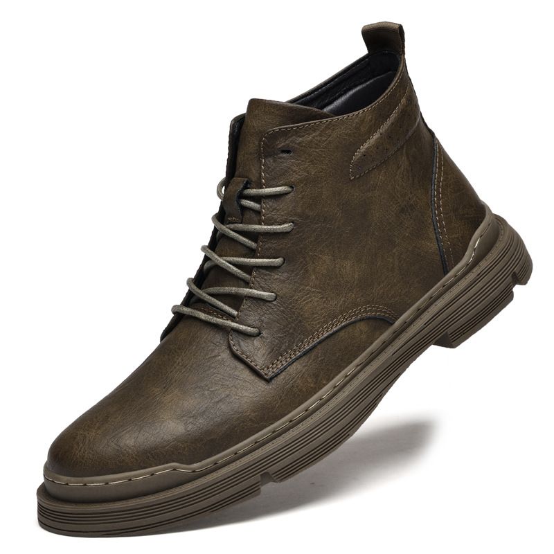 Men's Shoes Men's Medium Top Short Boots Vintage Martin Boots_vogvips.com