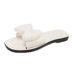 Women's Fashionable And Comfortable Outdoor Slippers, New Summer Style, Soft Flat-soled, Korean Version, Versatile,_vogvips.com