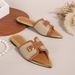 Women's Shoes Summer New Pointed Open Toe Color Matching Southeast Asia Middle East Huidong Shoes_vogvips.com
