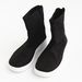 European Warm Series Mafan Cloth Martin Boots Stitched Canvas Casual Car Stitching Rubber Flat High Tube Spring Overshoes For Men_vogvips.com
