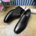 Formal business leather shoes for men soft sole triples for men black interview shoes for men_vogvips.com