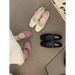 French Style Pink Chain Gentle Mary Jane For Women 2024 Spring Autumn Dress Ballet Elegant Evening Shoes_vogvips.com
