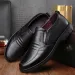 Man Sport Shoe Loafers Men Non-slip Leher Slip-on Black Driving Sneakers Male Dress Shoes Light Brehable Footwear_vogvips.com