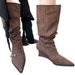 2025 Autumn Slimming Sleeve Knight Pointed Toe Hidden Wedge Two-Way Wear Niche Hot Girl Over-the-Knee Fashion Boots_vogvips.com