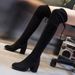 for Women 2024 New Autumn Winter Fleece-Lined Chunky High Heel Over-the-Knee Long Women's Boots_vogvips.com