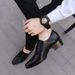 Euro Step Genuine Leather Pointed Business Formal High Heels 6CM Slip-On Height Increasing 8cm Men's Shoes_vogvips.com