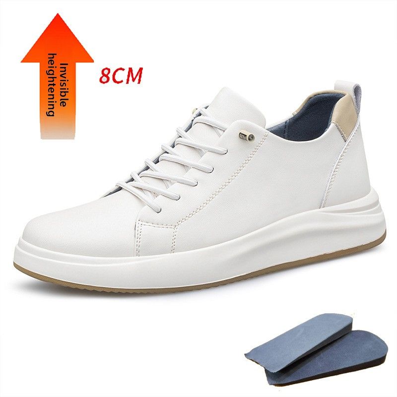 Invisible Heightening Shoes Men's British Sports Shoes Inner Heightening Men's Shoes Casual Board Shoes Casual Single Shoes_vogvips.com