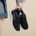 Summer New Casual Flyknit Versatile Mesh Breathable Sports Women's Korean Edition Instagram Thin Single Shoes_vogvips.com