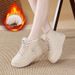 Fleece-Lined Thickened Snow 2025 Winter New Thick-Soled Mid-Calf Cotton Warm Cold-Proof Short Boots For Women 356-1_vogvips.com