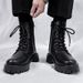 Men's Martin Autumn Winter New Eight-Hole Zipper British Style Long Tube Breathable High-Top Leather Shoes Workwear_vogvips.com