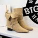 9625-2 Vintage Western Style Fashion Square Toe Buckle Mid-Heel Chunky Heel Suede Thin Single Mid-Calf Women's Boots_vogvips.com