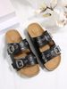 Women's Summer Flat Slippers Casual Style Outerwear Sandals Perfect for Skirts Beach Fashion Footwear_vogvips.com