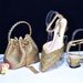 Fashion pointy hot diamond after the empty diamond chain with hot diamond handbag set matching_vogvips.com