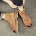 Big Yellow Boots Martin Boots Can't Kick Bad, Leather Tooling Medium Help Men's Short Boots Men's Shoes_vogvips.com