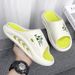 Slippers Summer Outdoor Wear, Anti Slip One Line Mop, Korean Version, Casual Plus Size, Sports Beach Shoes, Thick Soled_vogvips.com