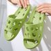EVA Water Leak Stepping On Feces Feeling Slippers For Women Outdoor Indoor Bathroom Shower Hotel Couple Cool Slippers High-end Slippers_vogvips.com