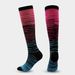 New multi-color gradient striped pressure socks selling sports mid-tube socks for men and women compression socks_vogvips.com