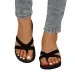Slippers Women Shoes Flat Open Toe Sequins Summer Casual Fashion Ladies Flip-p Black Non-Slip Basic Sandals_vogvips.com