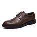 Euro Step Autumn Brogue For Men Korean Trendy British Style Leather Mens Shoes_vogvips.com
