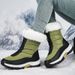Women's Shoes Autumn And Winter Plus Velvet Thick Waterproof Non Slip Thick Sole Northeast Cotton Warm Casual Snow Boots_vogvips.com