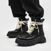 Leather Light Luxury Thick-soled Heightening Men's Martin Boots Retro Casual Ins Tooling Boots_vogvips.com